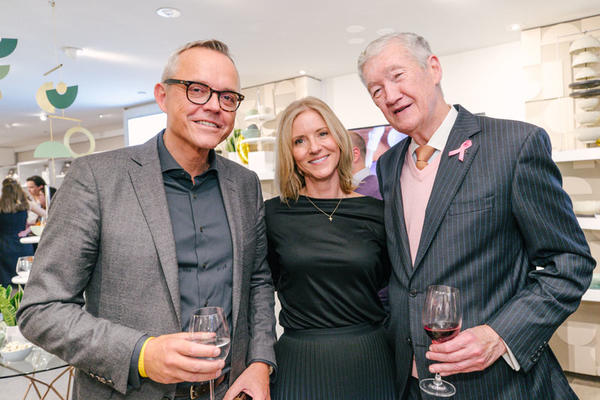 Lenox Corporation CEO Mads Ryder, Forty One Madison director and senior vice president Kristi Forbes, and former Lenox Corporation CEO Peter Cameron 