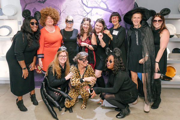 The Arc team celebrated Halloween in their showroom with a costume party. 