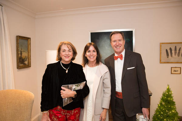 Joy Coleman of Thibaut, Maria McLaurin of McLaurin Interiors and Bill Sorrell of Thibaut