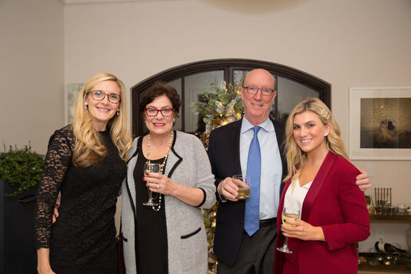Mary Elizabeth Finkey of MTI Baths; Diane and David Parrish; Emily Brown of The O'Donnell Group