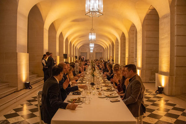 Guests seated for dinner