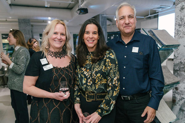 Resource Furniture's marketing director Lisa Blecker, Interior Design's Annie Block and, Resource Furniture co-owner and co-founder Ron Barth