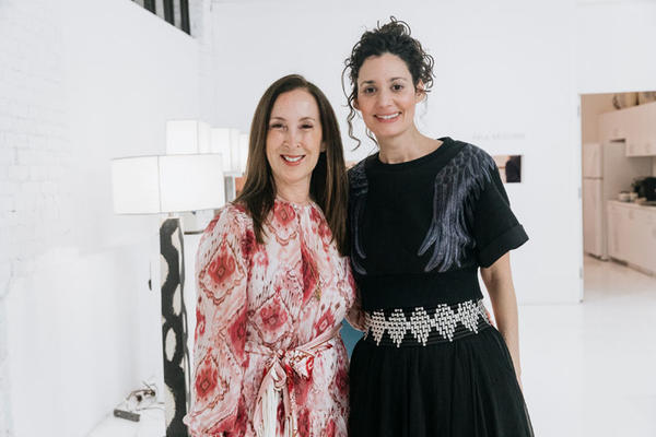 Galerie’s Beth Brenner with Arianne Nardo of Ralph Pucci 