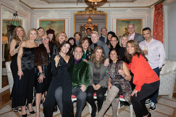 Timothy Corrigan, front and center, with the entire ASID NY Metro Paris Experience group