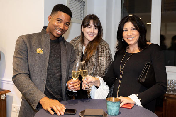 Keith Jones, ASID NY Metro Chapter director-at-large Kristin Firine, and designer Mary Middlemiss