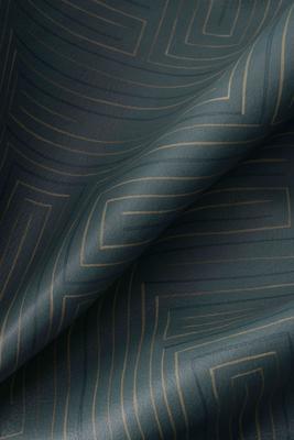 Detail of Rhapsody leather in Teal