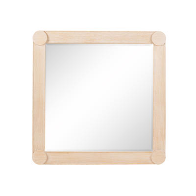 Manila Mirror in Oak, available in two sizes