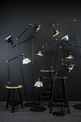 From Midgard, the Modular Lamp Collection, designed in the 1930s by Curt Fischer