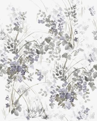 Heavenly in Violet Wallpaper
