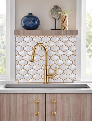Pull-Down Faucet from the Rook Kitchen Collection