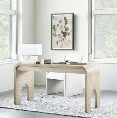 Harper desk in Natural with the Edie chair