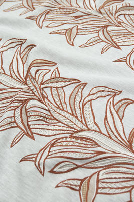 Kentia embroidered linen in Autumn
