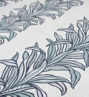 Kentia embroidery in Denim