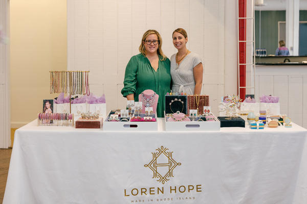 Loren Barham and Justine King at Loren Hope