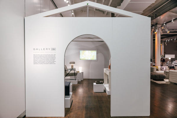 Gallery CB2 offered attendees a sneak peek at the brand’s Spring 2022 collection in a museum-like setting.