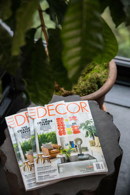 The October Elle Decor, ‘The Change Issue,’ featuring the Project Earth editorial package 
