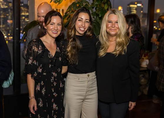 Hannah Wickberg Champaign from Arhaus, Hannah Zeskind of Brooklinen, and Donna Schultz of Hearst
