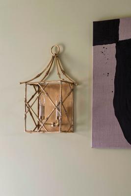 The Bamboo Wall Lantern is based on an original antique, with a 1930s feel.  Exquisitely handcrafted, the detailed brass work is achieved through the art of lost wax casting. It complements our existing Bamboo Lanterns.