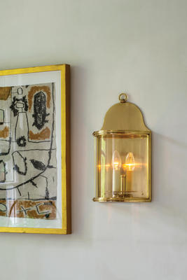 Burley Wall Lantern is pared-down classic design, with minimal decoration and clean, smooth lines.