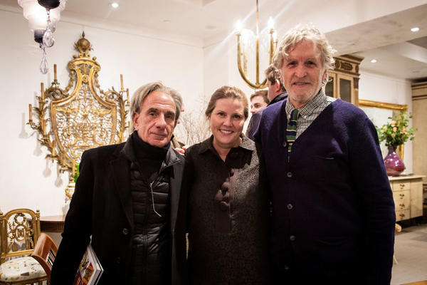 Robert Rufino, Ellen Niven, and Ray Attanasio of Balsamo Antiques