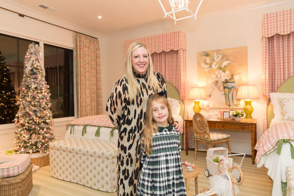 Courtney Giles Decker of Courtney Giles Interiors with her daughter