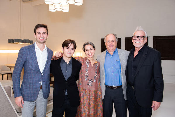 Michael Pucci, Nicholas Grassi, Lucie Beauchemin, Guy Grassi and Geordy Maish 