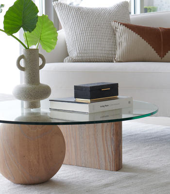 Sonora coffee table in Rainbow Sandstone