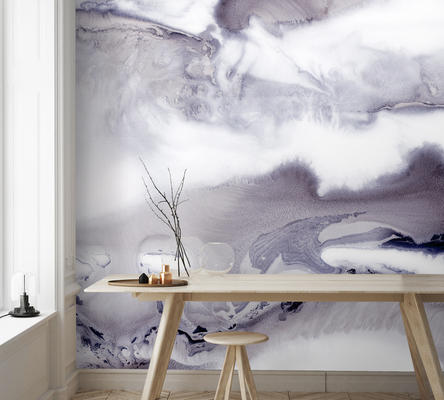 Lavender Smoke from the Soft Watercolor collection