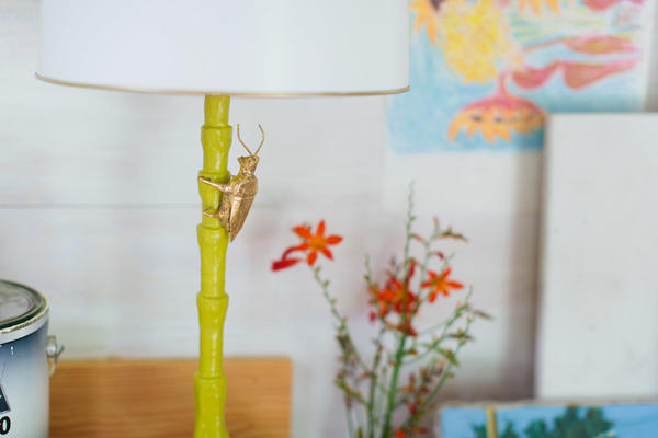 Stray Dog Designs Gold Bug table lamp