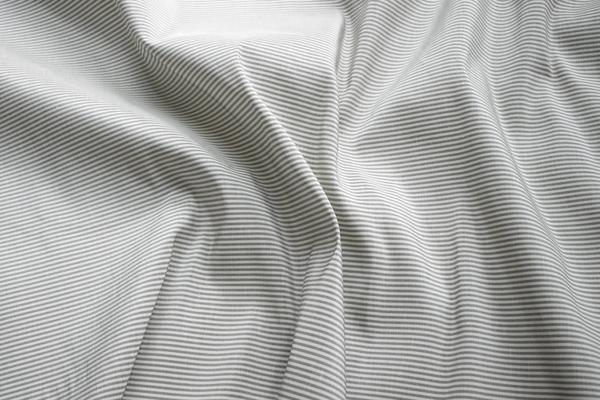 Sloane Stripe drapery fabric in Willow