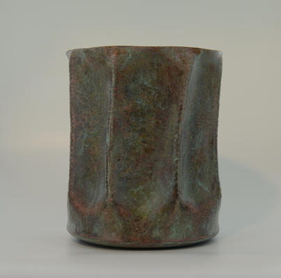 Facets 4 (patinated copper)