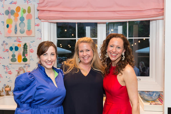 Cate Dunning and Lathem Gordon of Gordon Dunning with Jenna Gross (center) of Colordrunk Designs