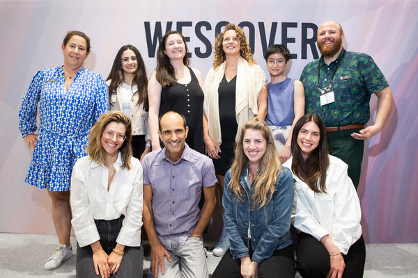 The Wescover team: top row, left to right: Hilary Sessions, Ani Chivchyan, Megan Conroy, CEO Rachely Esman, Elaine Tran and Matt Kenney; bottom row, left to right: Gili Shiloni, co-founder Yoad Snapir, Mayaan Maltz and Gianna Zarlengo