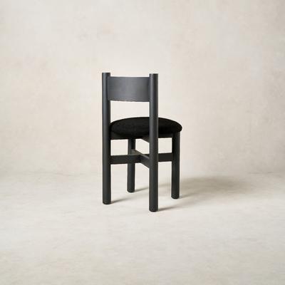 The Teddy dining chair in Charcoal