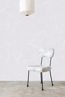 Criss Cross Quartz repeating wallpaper from the Cuff Studio collection