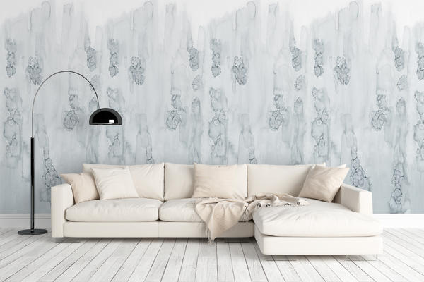 Unfinished Mist repeating wallpaper from the Cuff Studio collection