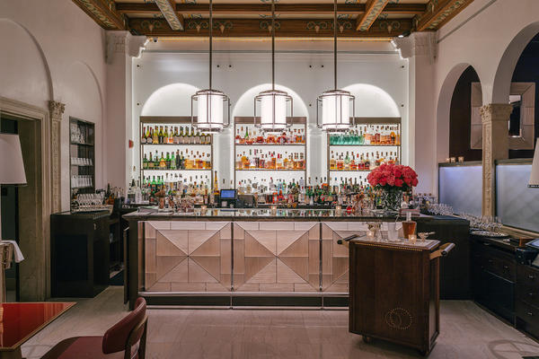 The Lalique Bar at Restaurant Daniel