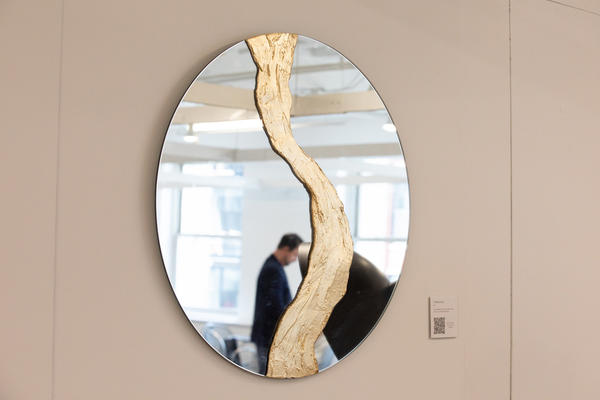 Glissando Reflect modern tinted mirror by Candice Luter