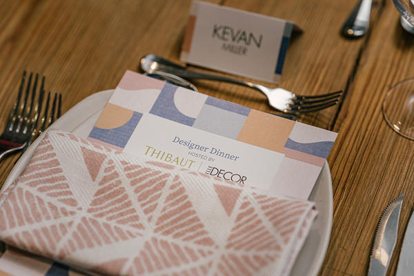 Thibaut in partnership with Elle Decor place settings