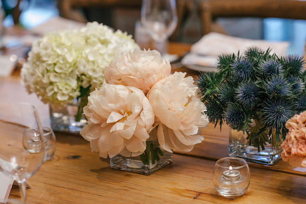 Lush floral tablescapes