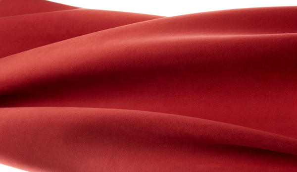 Ultrasuede HP in height-of-the-season color Tomato offers durability for any upholstery project. 