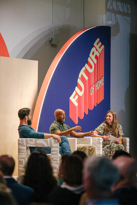 A behind-the-scenes look at designing for TV with Erik Curtis and Adair Curtis from Netflix’s “Instant Dream Home”: The discussion was moderated by Kaitlin Petersen. 