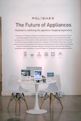 Visitors were encouraged to explore the future of the kitchen with Polished. 