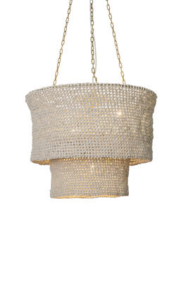 Kubili crocheted chandelier