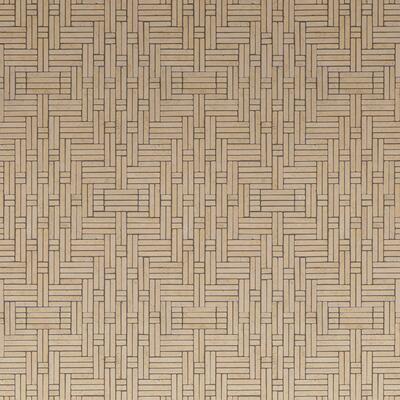 Jute, in tumbled Lagos Gold, is a hand-cut mosaic from the Studio Line by New Ravenna.