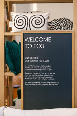EQ3 is known for timeless design, high quality and accessible price points, as well as many options for customization.
