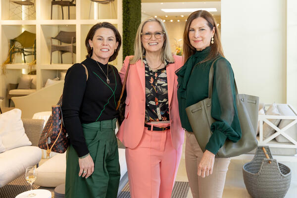 Ellen Turner and Laura Boone of TurnerBoone with Melanie Millner of The Design Atelier