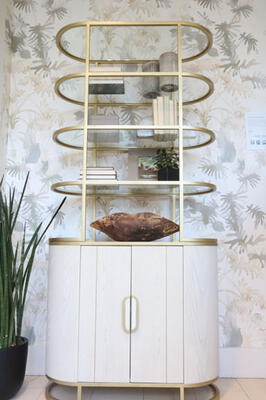 The Ella collection on display at the Mitchell Gold + Bob Williams SoHo showroom