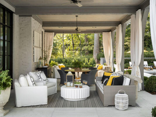 Outdoor Retreat for Frontgate by Ashley Gilbreath Interior Design
