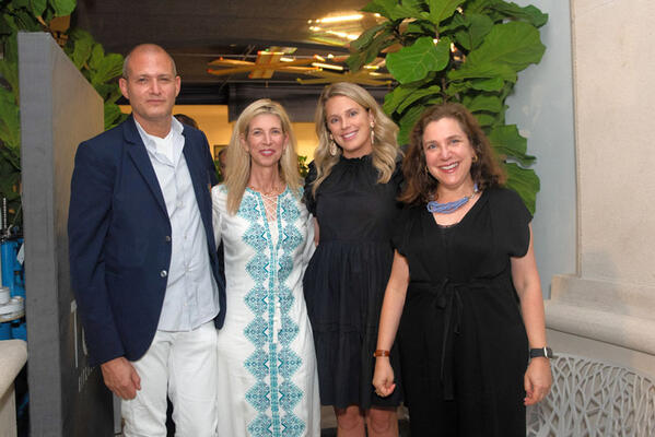 Bill Pittel of Hearst, Alexis Contant of Janus et Cie, and Parker Larson and Ingrid Abramovitch of Elle Decor